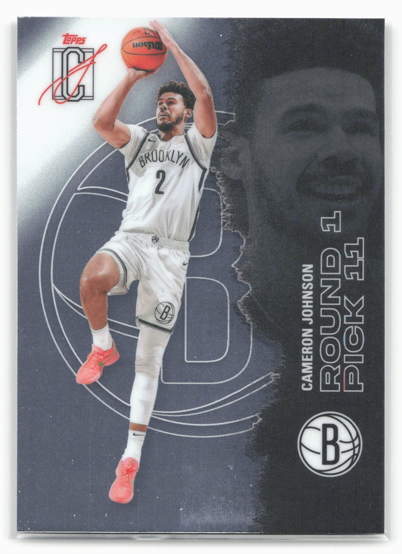 2025-26 Topps Signature Class #29 Cameron Johnson Chrome