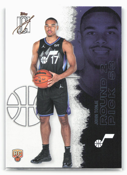 2025-26 Topps Signature Class #144 John Tonje