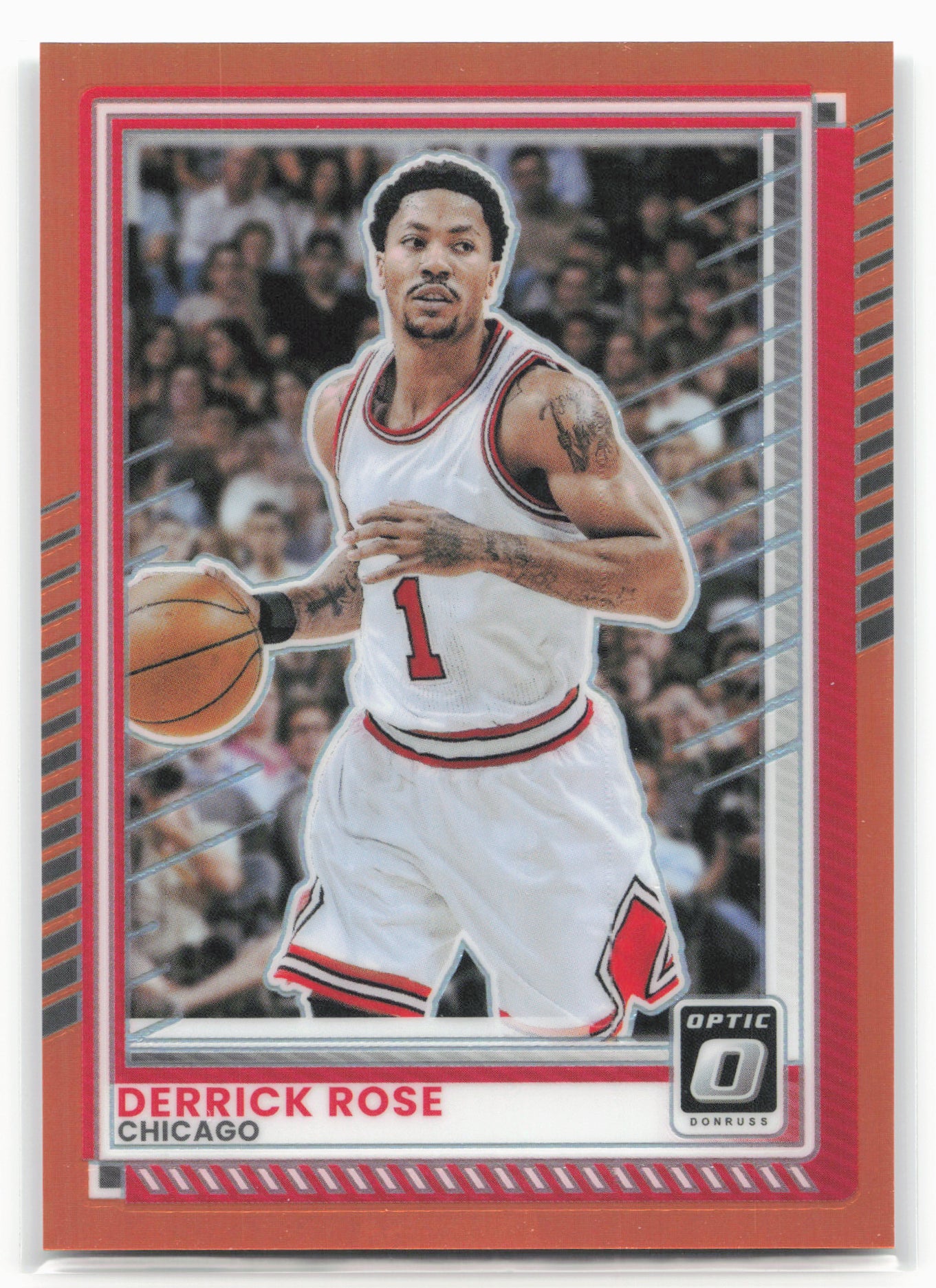 2025-26 Donruss #170 Derrick Rose Optic Orange #/175
