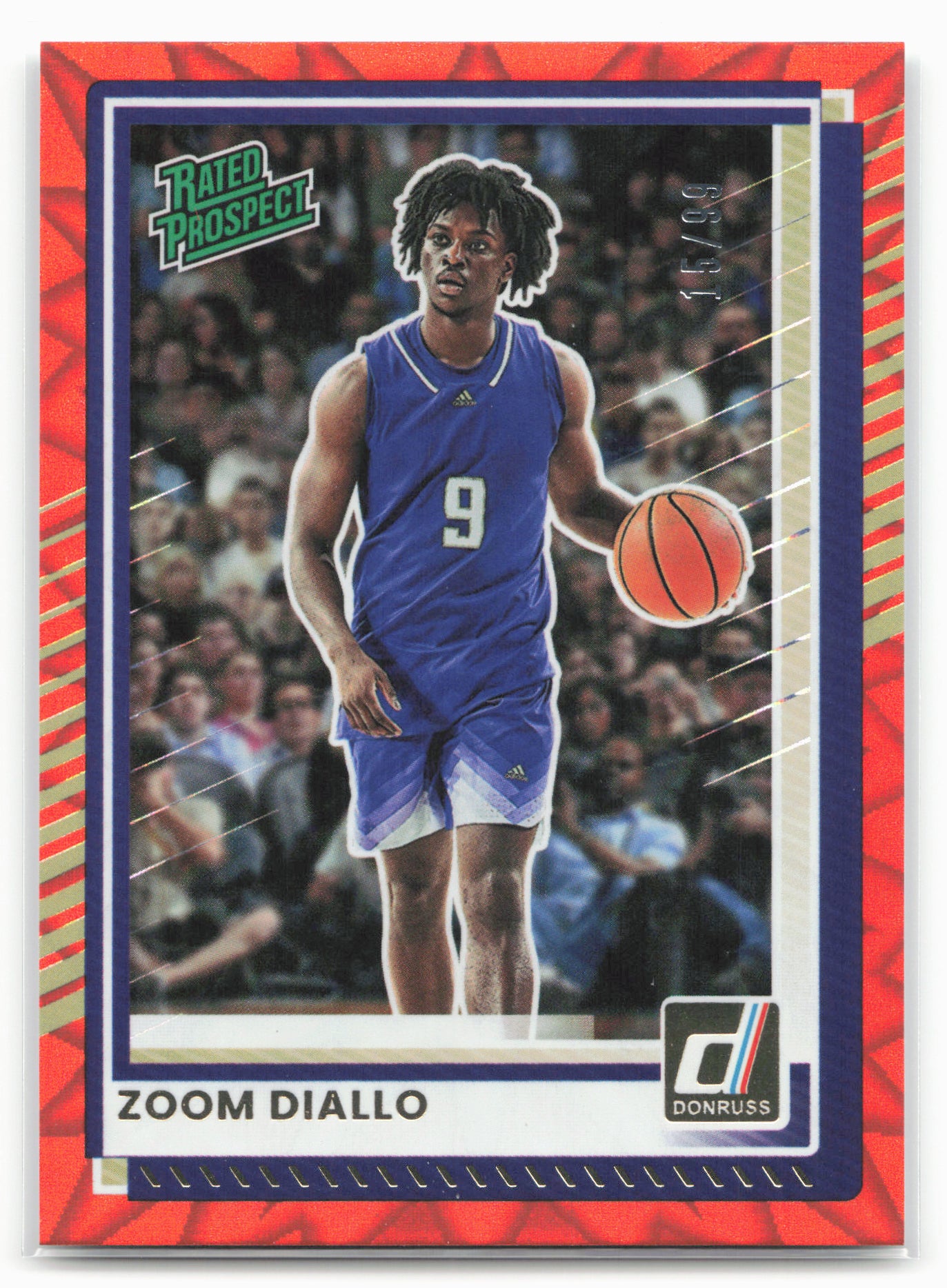 2025-26 Donruss #56 Zoom Diallo Explosion #/99