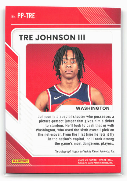 2025-26 Donruss #PP-TRE Tre Johnson III Pen Pals