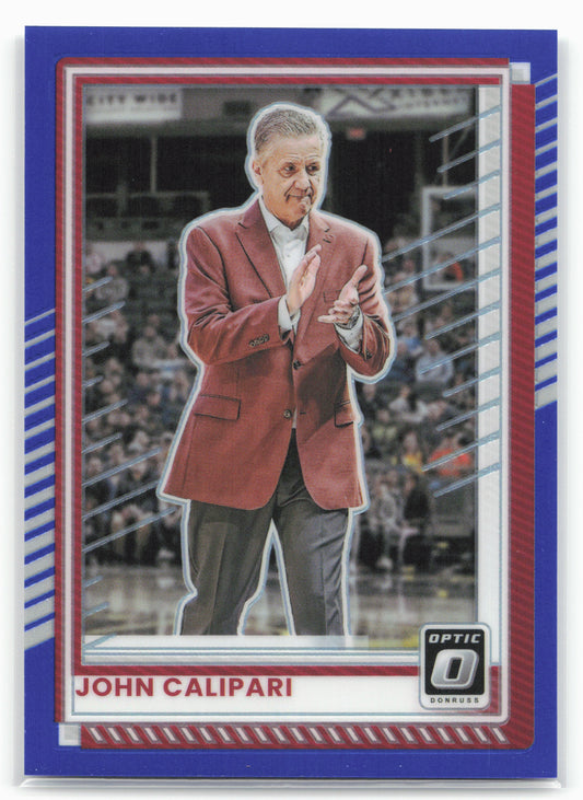 2025-26 Donruss #133 John Calipari Optic Blue #/49