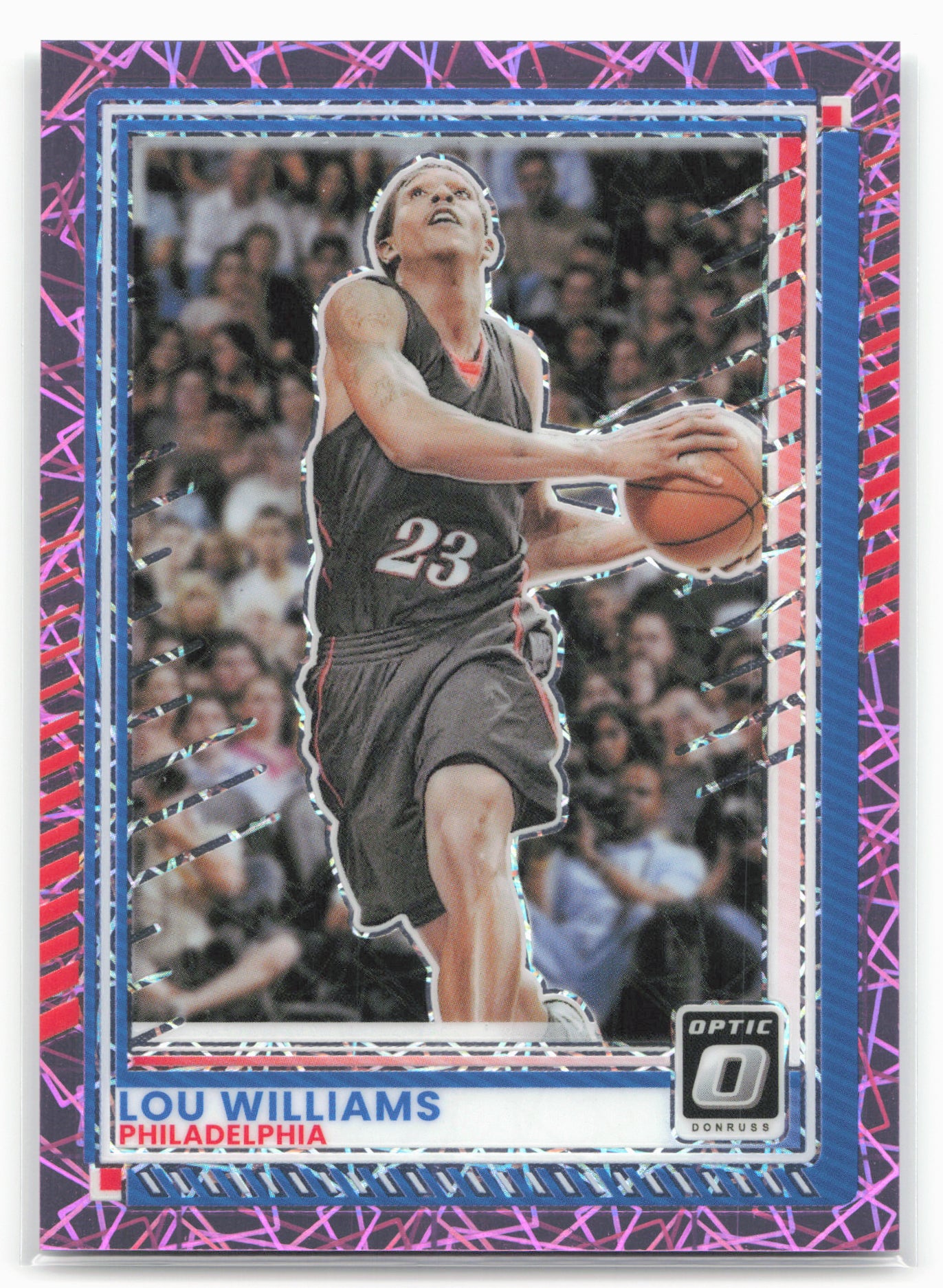 2025-26 Donruss #66 Lou Williams Optic Pink Velocity #/75
