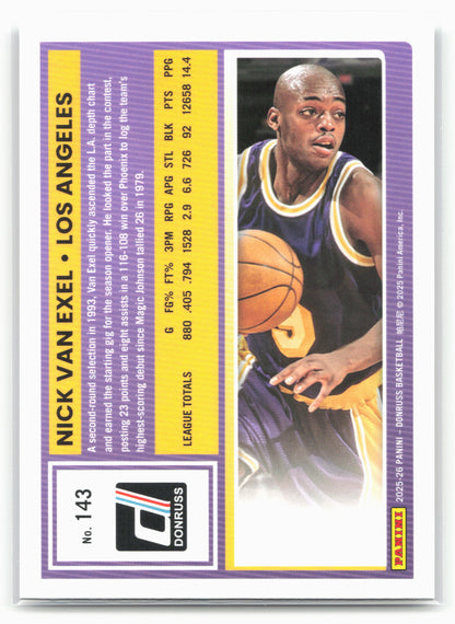 2025-26 Donruss #143 Nick Van Exel Holo