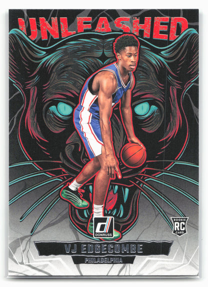 2025-26 Donruss #20 VJ Edgecombe Unleashed