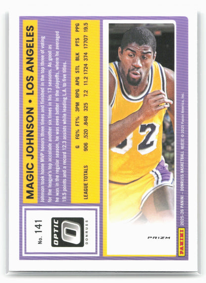 2025-26 Donruss #141 Magic Johnson Optic Holo