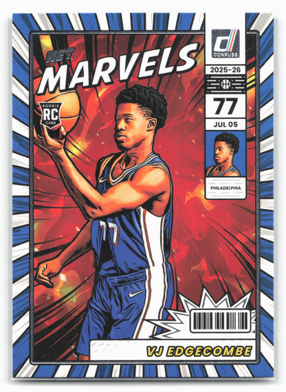 2025-26 Donruss #10 VJ Edgecombe Net Marvels