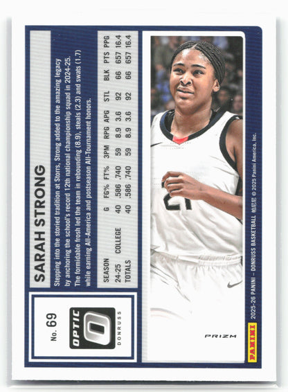2025-26 Donruss #69 Sarah Strong Optic Holo