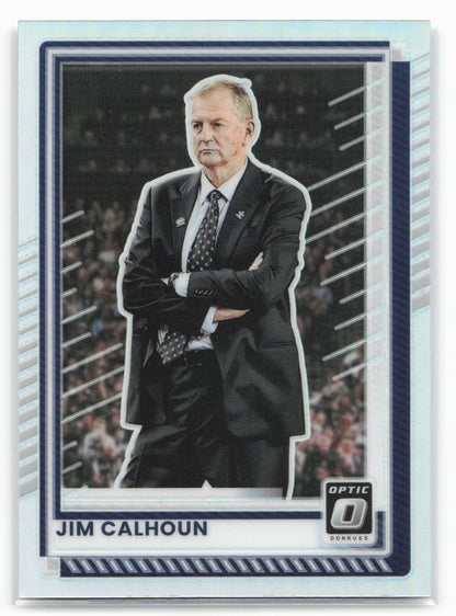 2025-26 Donruss #198 Jim Calhoun Optic Holo