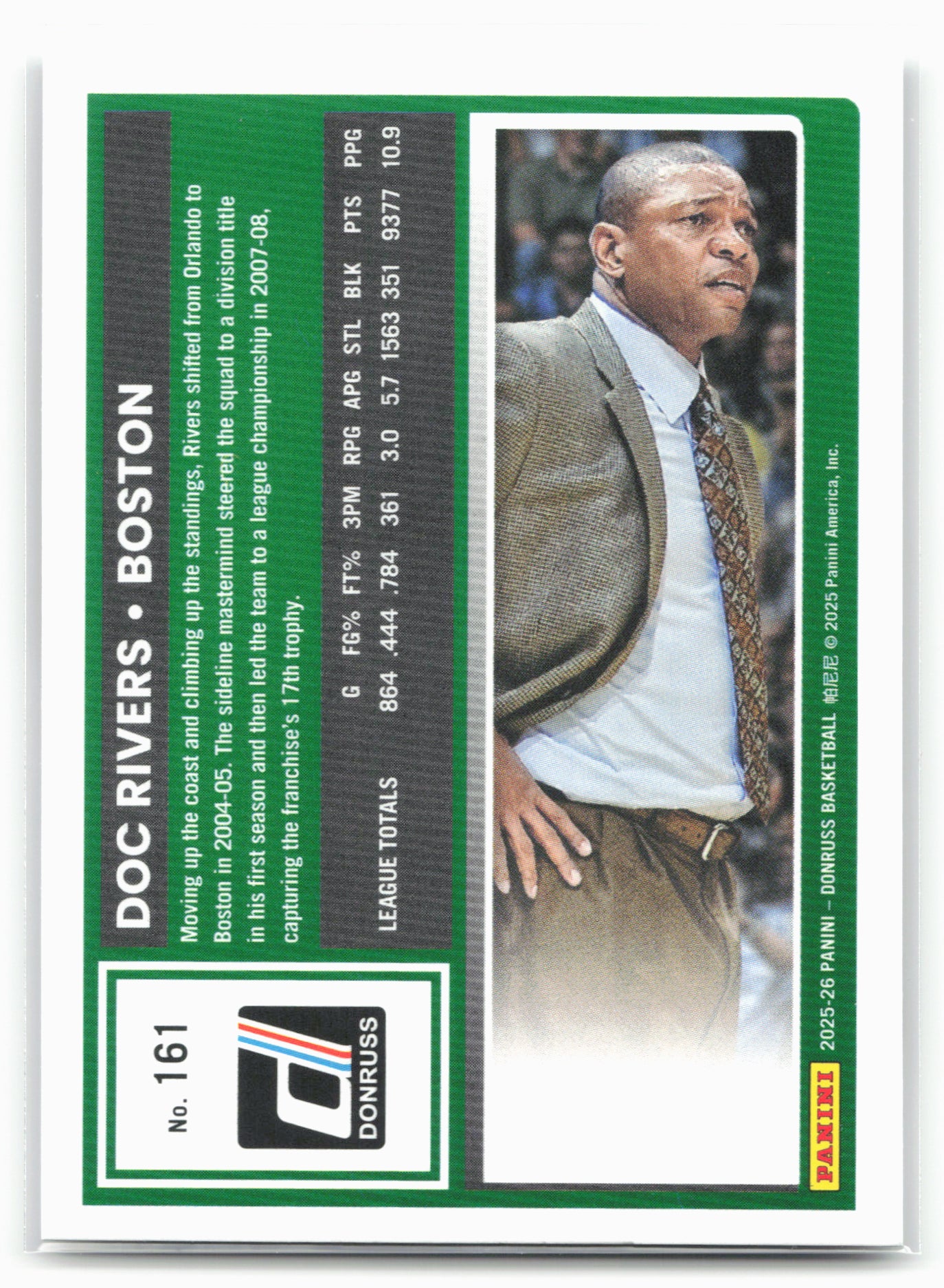 2025-26 Donruss #161 Doc Rivers