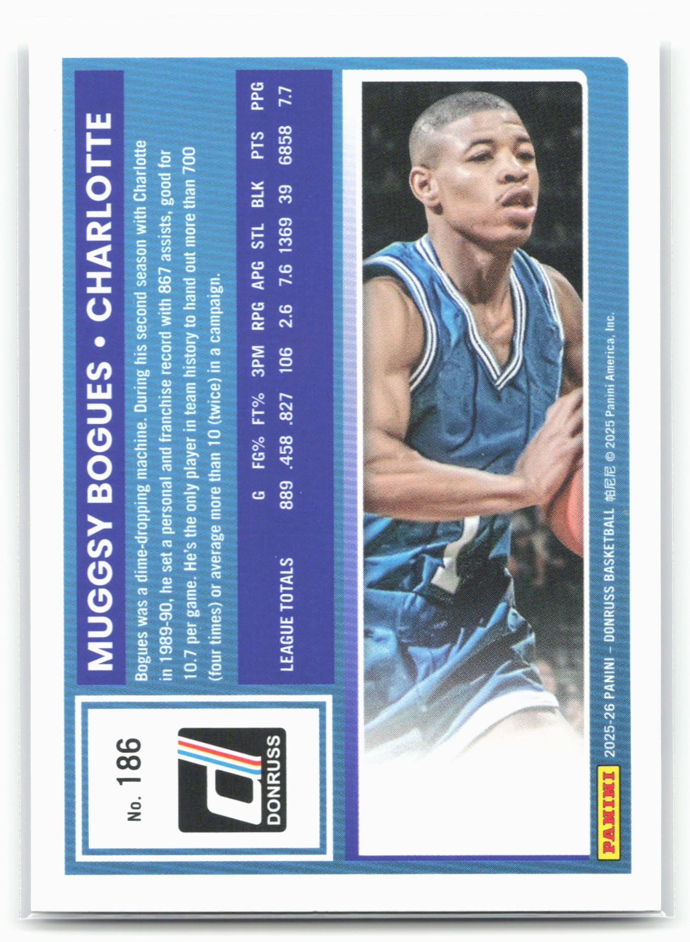 2025-26 Donruss #186 Muggsy Bogues