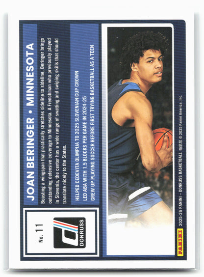 2025-26 Donruss #11 Joan Beringer