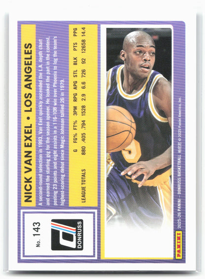 2025-26 Donruss #143 Nick Van Exel