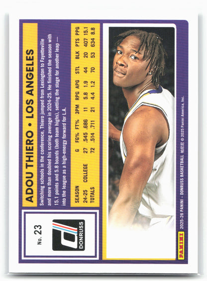 2025-26 Donruss #23 Adou Thiero