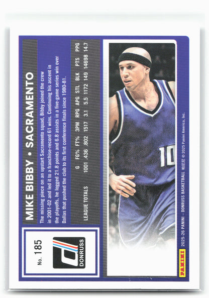2025-26 Donruss #185 Mike Bibby