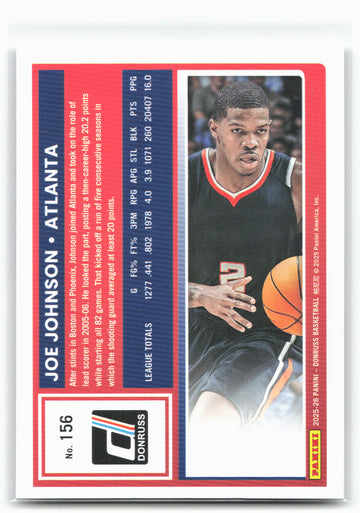
2025-26 Donruss #156 Joe Johnson
