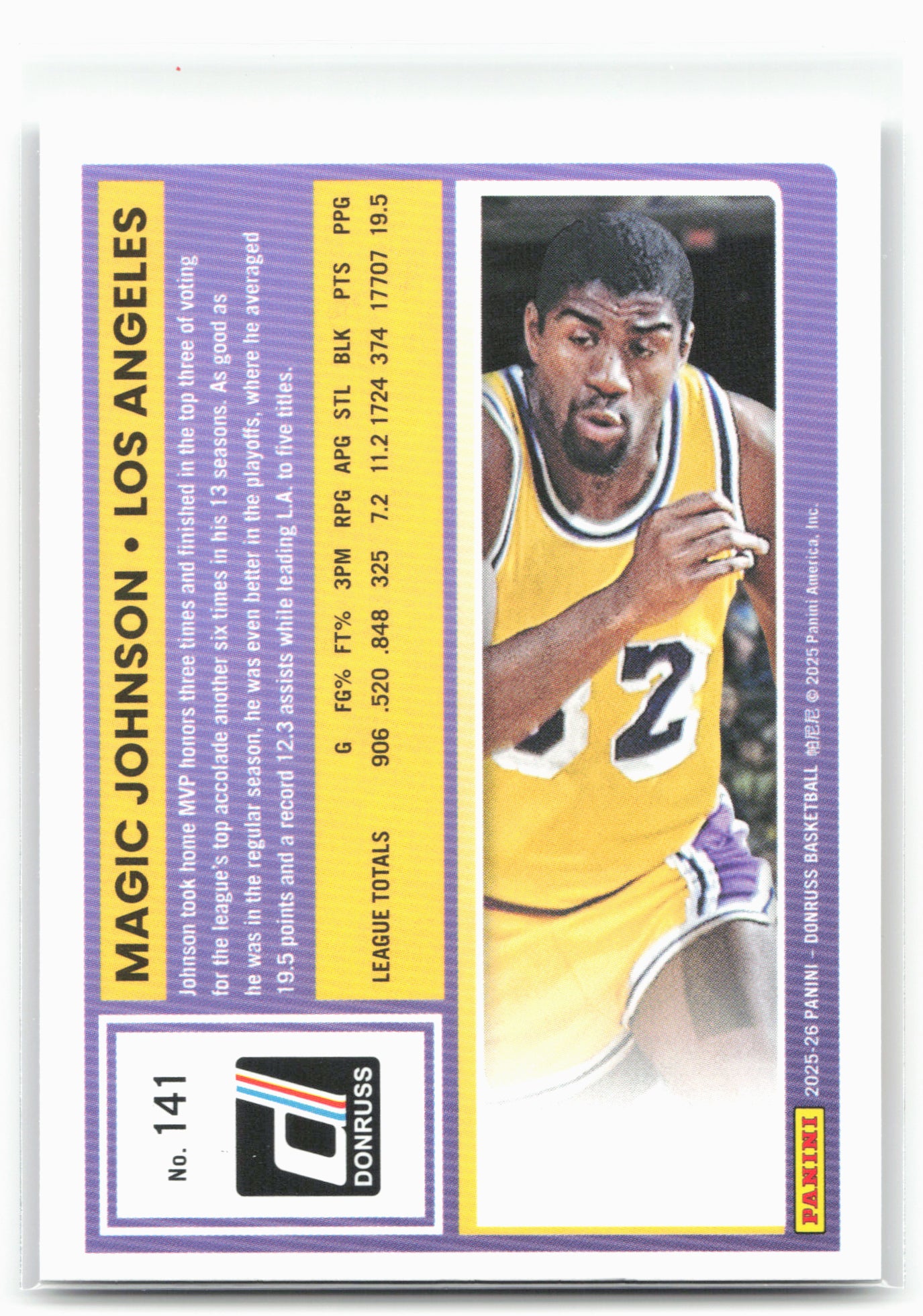 2025-26 Donruss #141 Magic Johnson