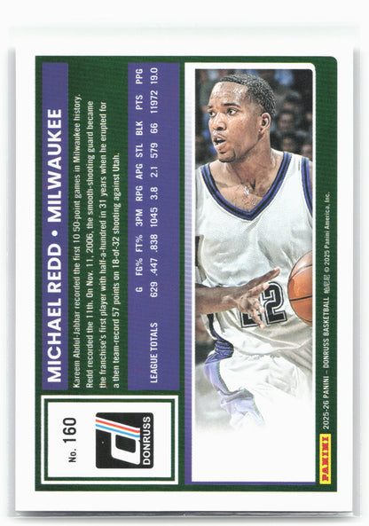 2025-26 Donruss #160 Michael Redd