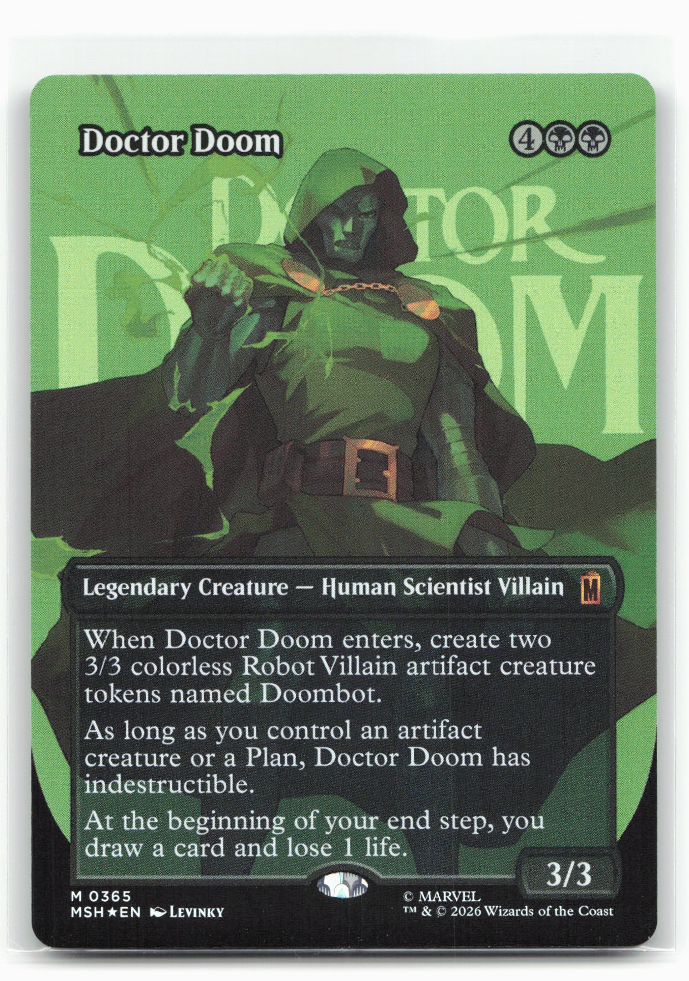 Marvel Super Heroes #365 Doctor Doom (Borderless) (0365) Foil