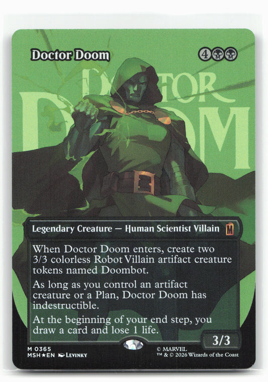 Marvel Super Heroes #365 Doctor Doom (Borderless) (0365) Foil