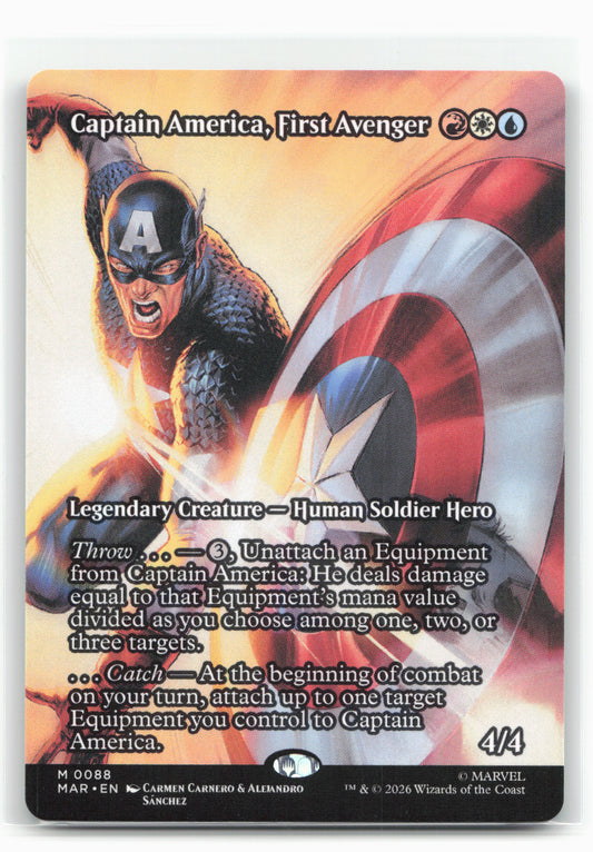 Marvel Super Heroes #88 Captain America, First Avenger (Borderless) (0088)