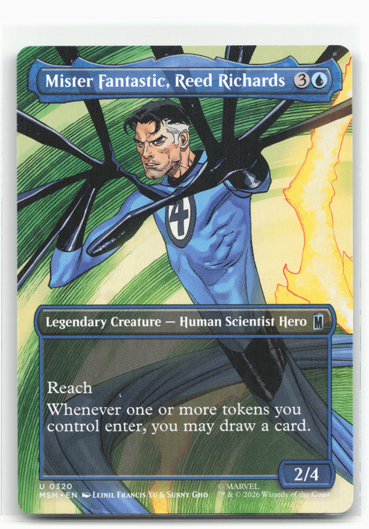 Marvel Super Heroes #320 Mister Fantastic, Reed Richards (Borderless)