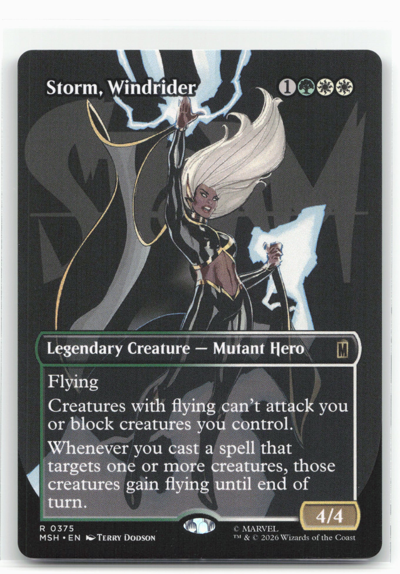 Marvel Super Heroes #375 Storm, Windrider (Borderless)