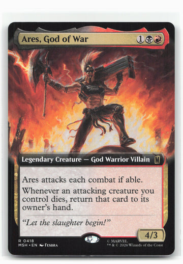 
Marvel Super Heroes #418 Ares, God of War (Extended Art)