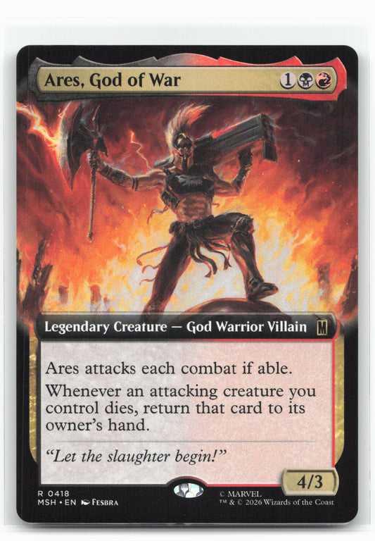 Marvel Super Heroes #418 Ares, God of War (Extended Art)