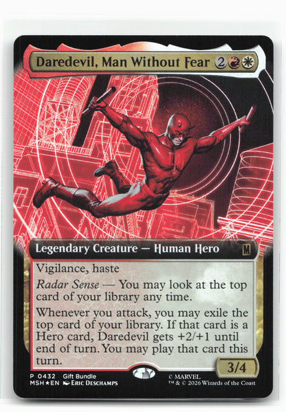 Marvel Super Heroes #432 Daredevil, Man Without Fear Foil