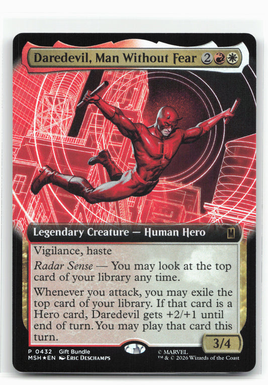 Marvel Super Heroes #432 Daredevil, Man Without Fear Foil