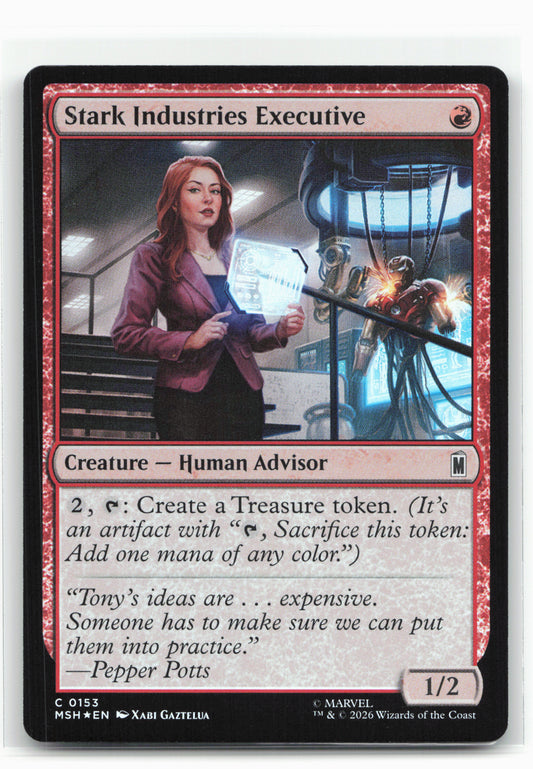 Marvel Super Heroes #153 Stark Industries Executive Foil