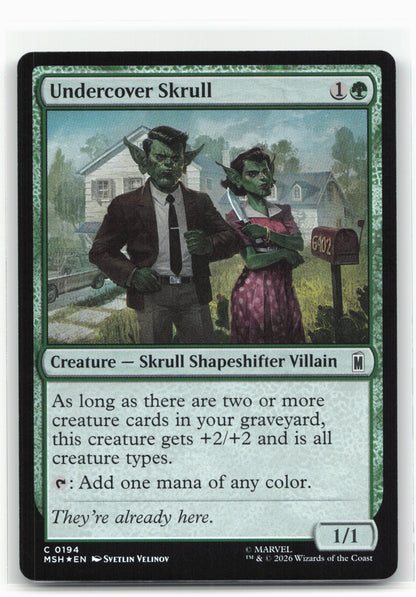 Marvel Super Heroes #194 Undercover Skrull Foil