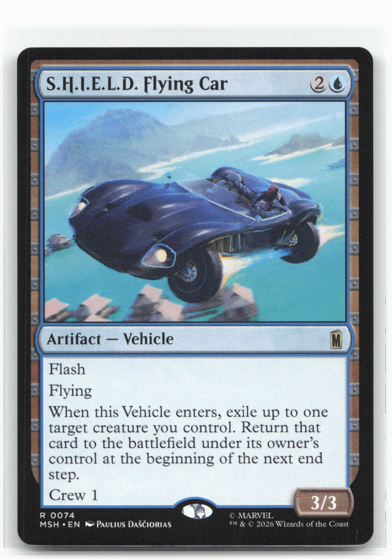 Marvel Super Heroes #74 S.H.I.E.L.D. Flying Car