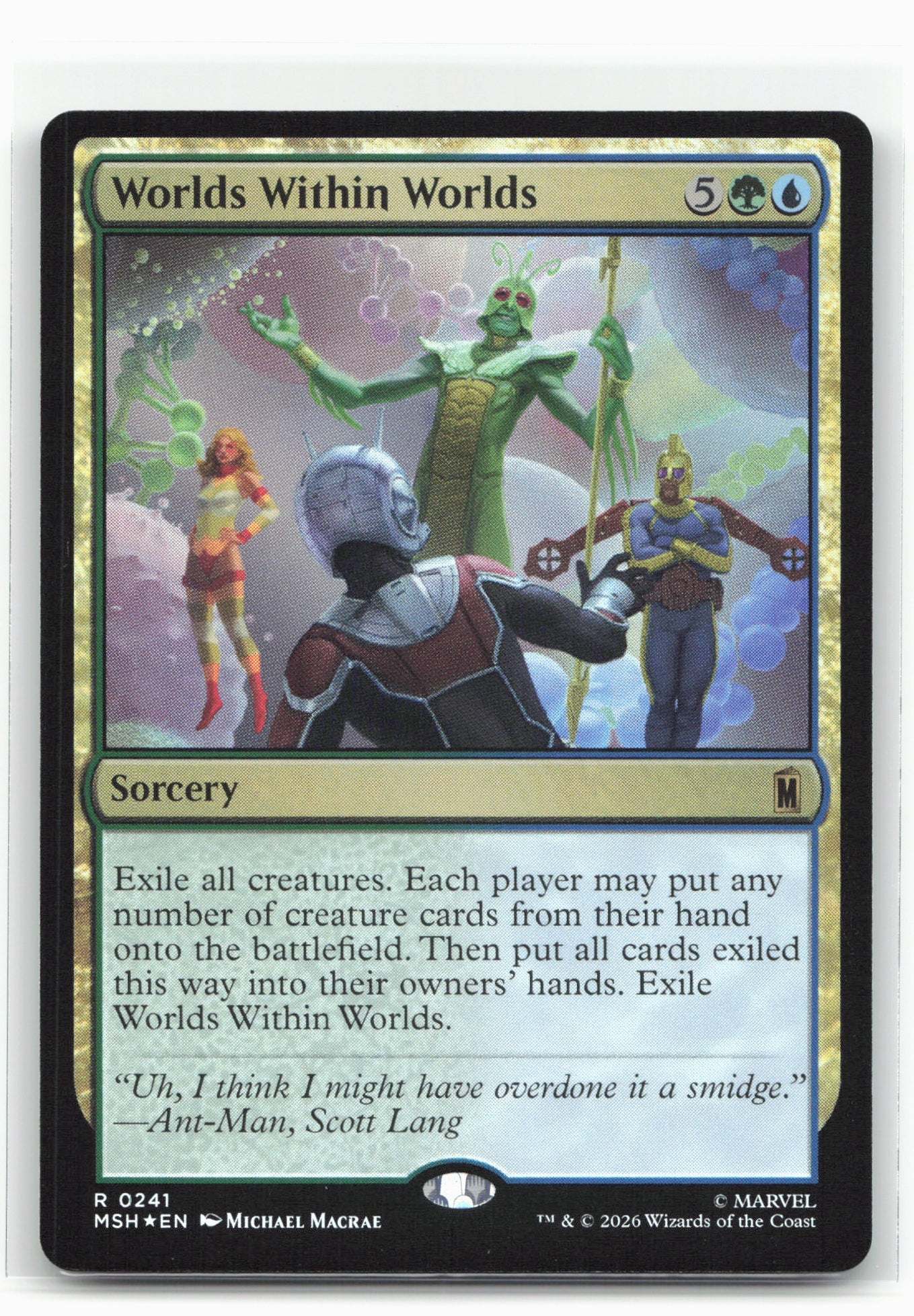 Marvel Super Heroes #241 Worlds Within Worlds Foil