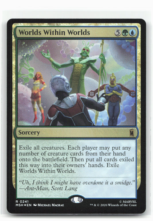 Marvel Super Heroes #241 Worlds Within Worlds Foil