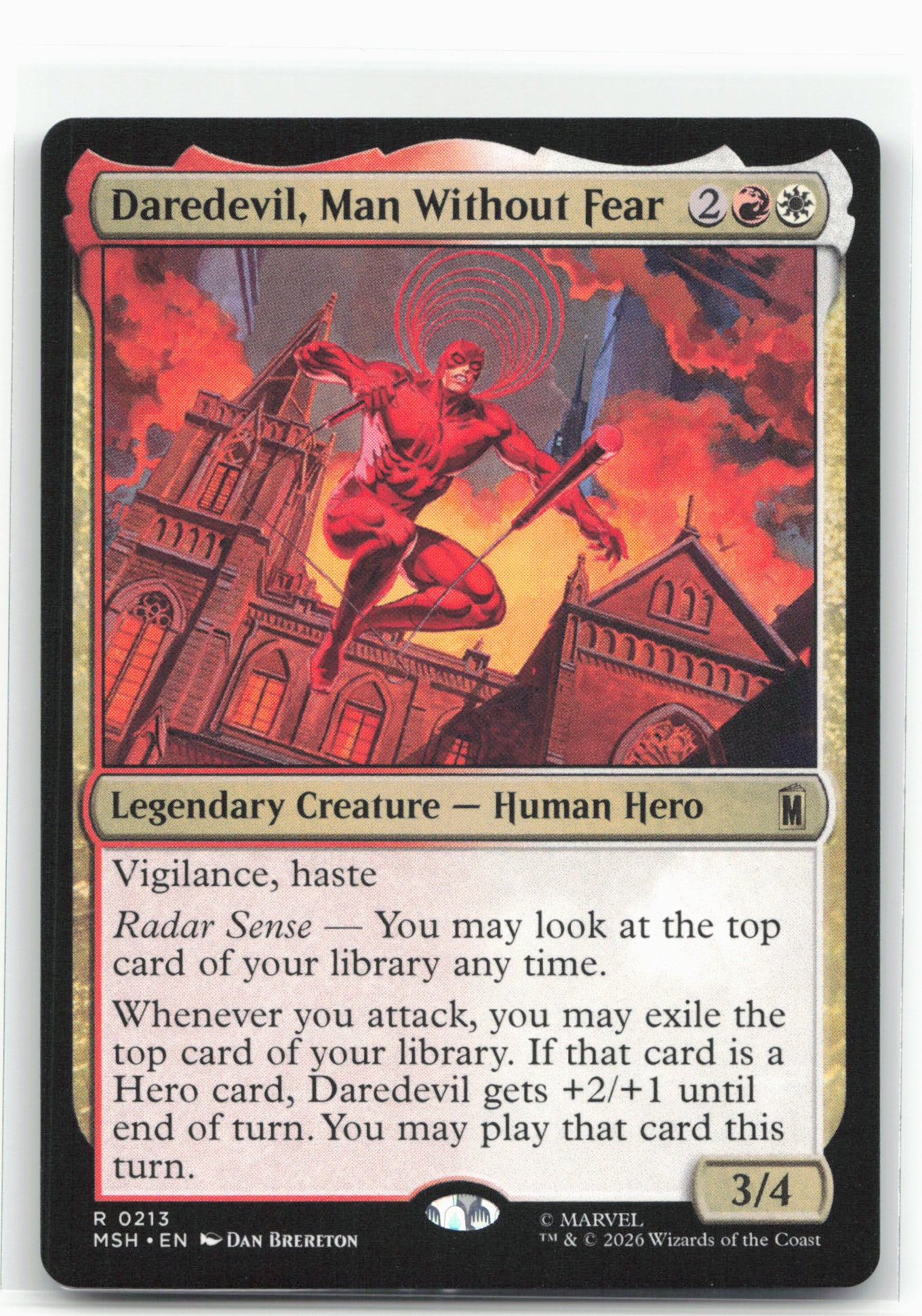 Marvel Super Heroes #213 Daredevil, Man Without Fear