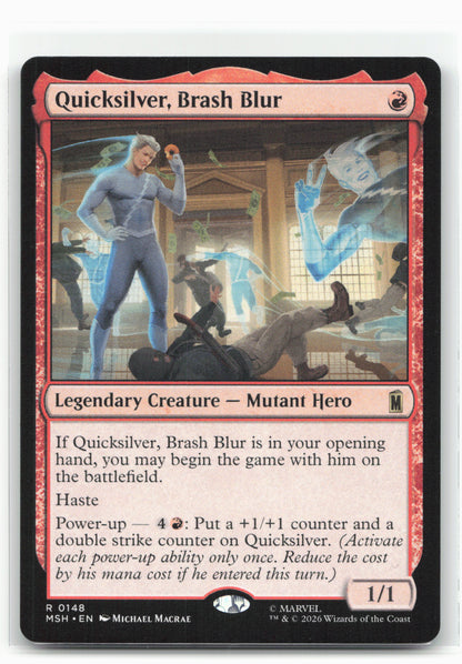 Marvel Super Heroes #148 Quicksilver, Brash Blur