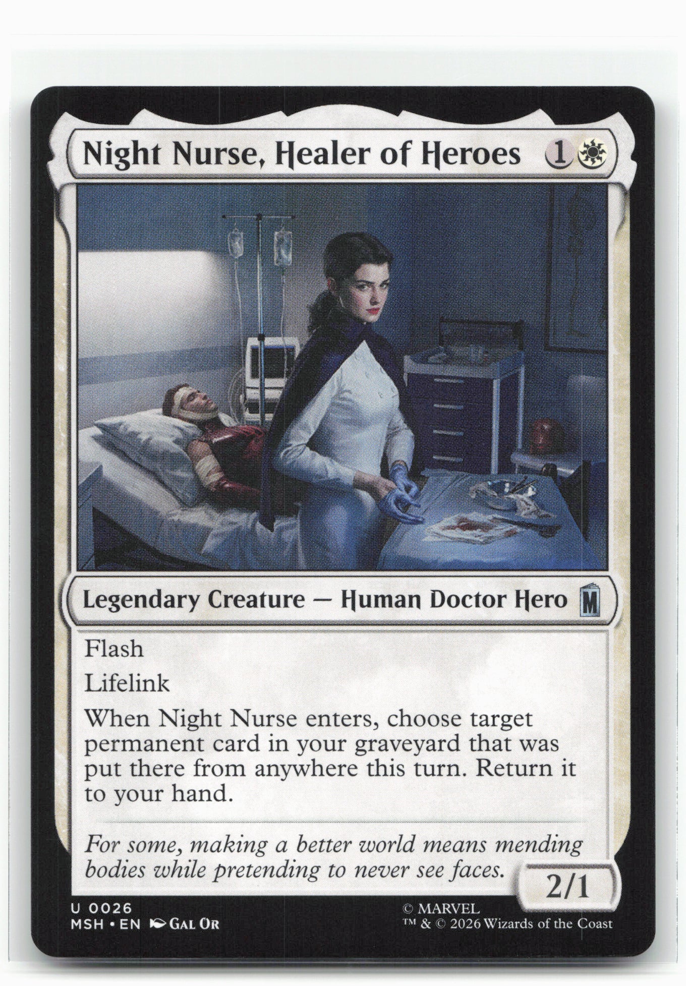 Marvel Super Heroes #26 Night Nurse, Healer of Heroes