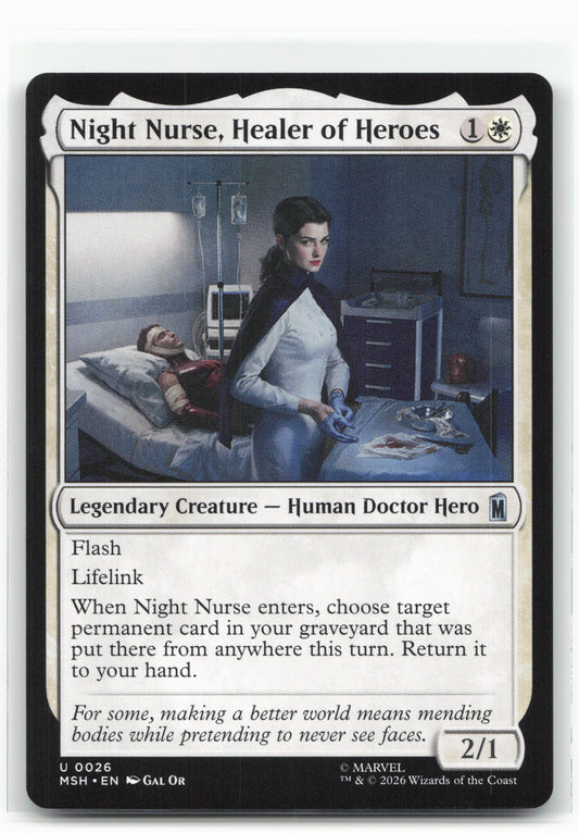 Marvel Super Heroes #26 Night Nurse, Healer of Heroes