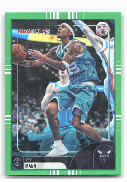 2025-26 Hoops #127 Tre Mann Green Hoops 29367