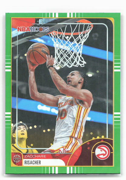 2025-26 Hoops #105 Zaccharie Risacher Green Hoops 29370