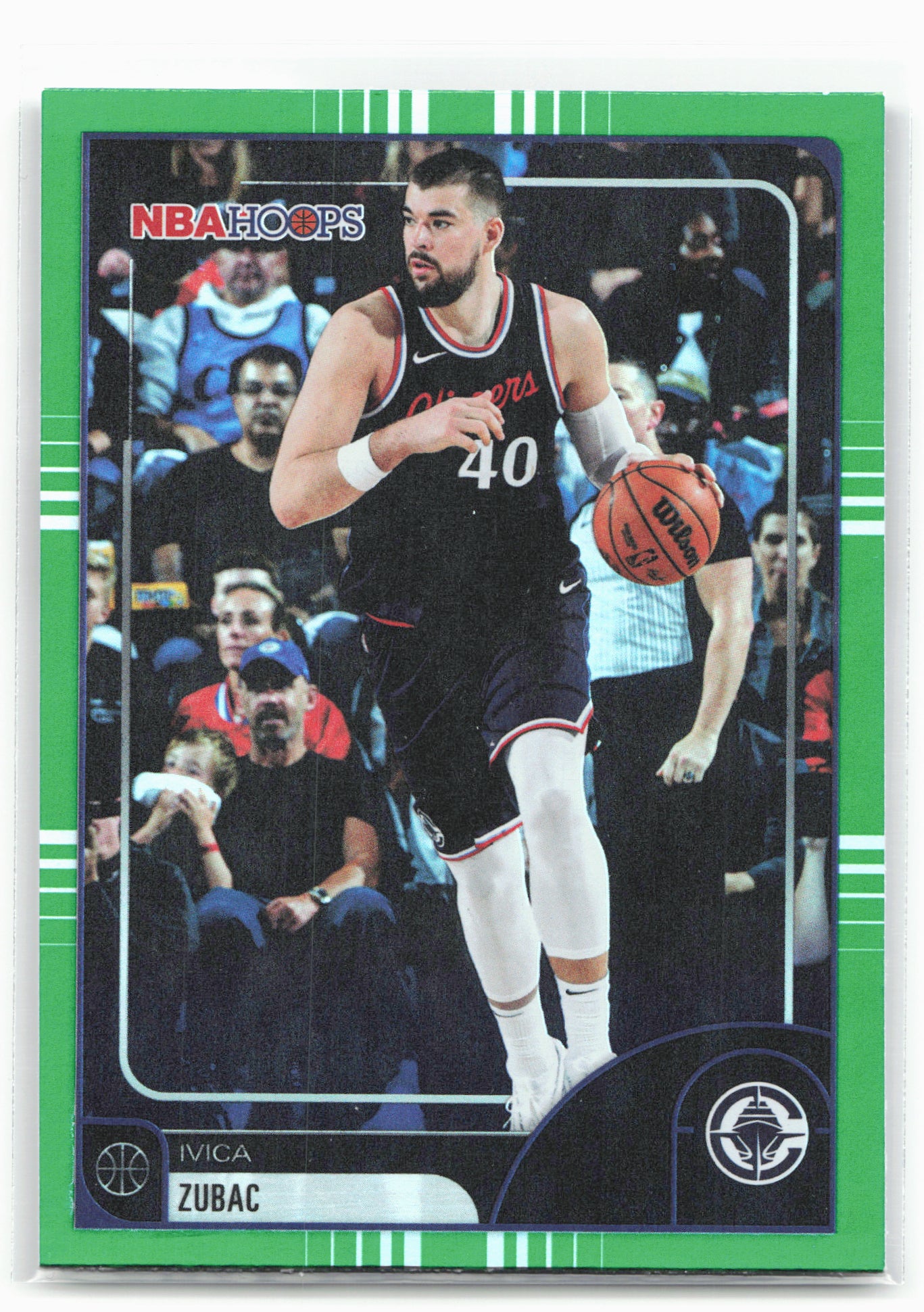 2025-26 Hoops #31 Ivica Zubac Green Hoops 29372