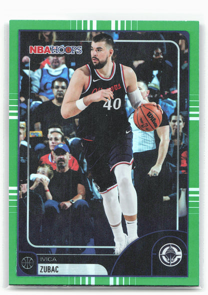 2025-26 Hoops #31 Ivica Zubac Green Hoops 29372