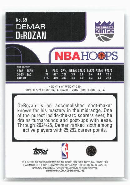2025-26 Hoops #69 DeMar DeRozan Light Burst