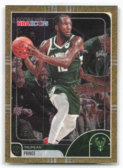 2025-26 Hoops #92 Taurean Prince Pixel Burst Gold #/50