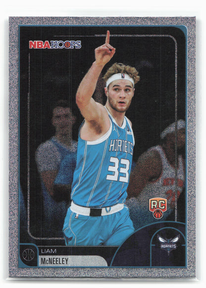 2025-26 Hoops #232 Liam McNeeley Pixel Burst