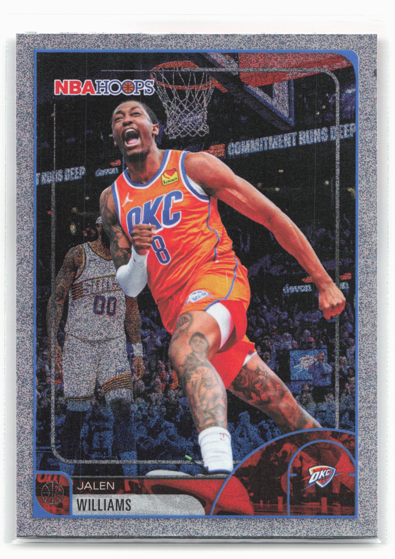 2025-26 Hoops #21 Jalen Williams Pixel Burst