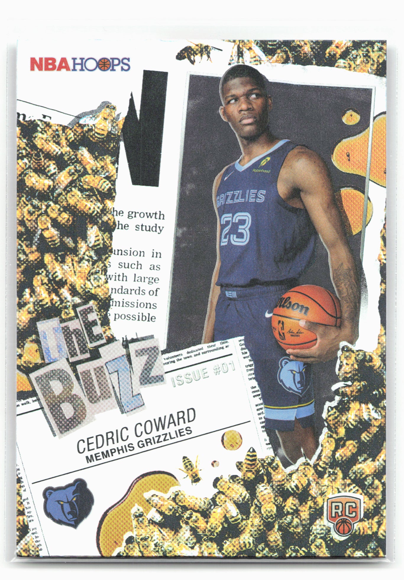 2025-26 Hoops #TB-11 Cedric Coward The Buzz 29383