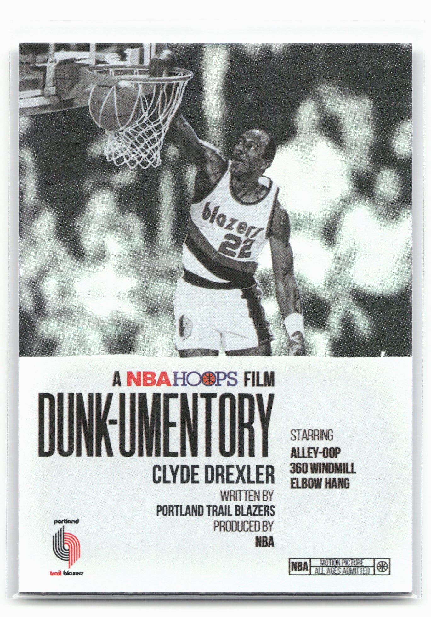 2025-26 Hoops #D-9 Clyde Drexler Dunk-umentory